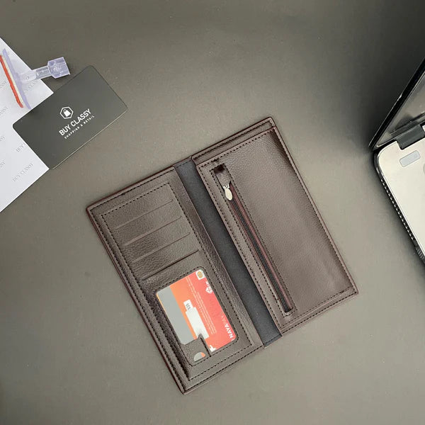 Men's Fashion Three-Layer Wallet, Large Capacity Multi-functional Wallet, Ideal Gift For Men