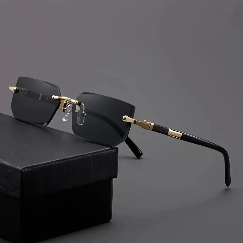 Fashion Square Frameless Glasses