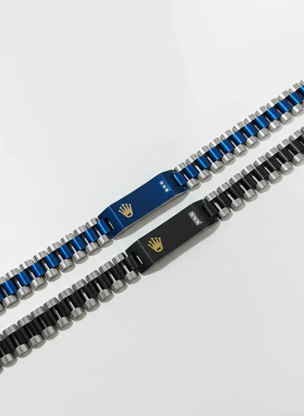 Rolex Crown Men's Stainless steel bracelet