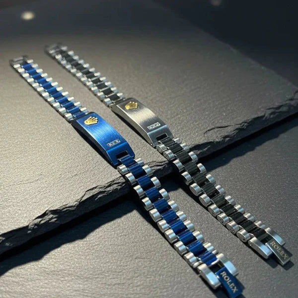 Rolex Crown Men's Stainless steel bracelet