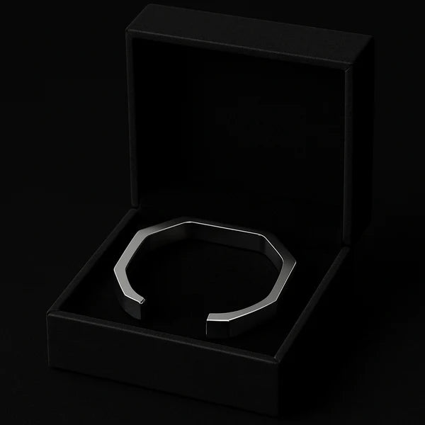 Titan Hex™ Stainless Steel Bracelet – Bold & Modern Design